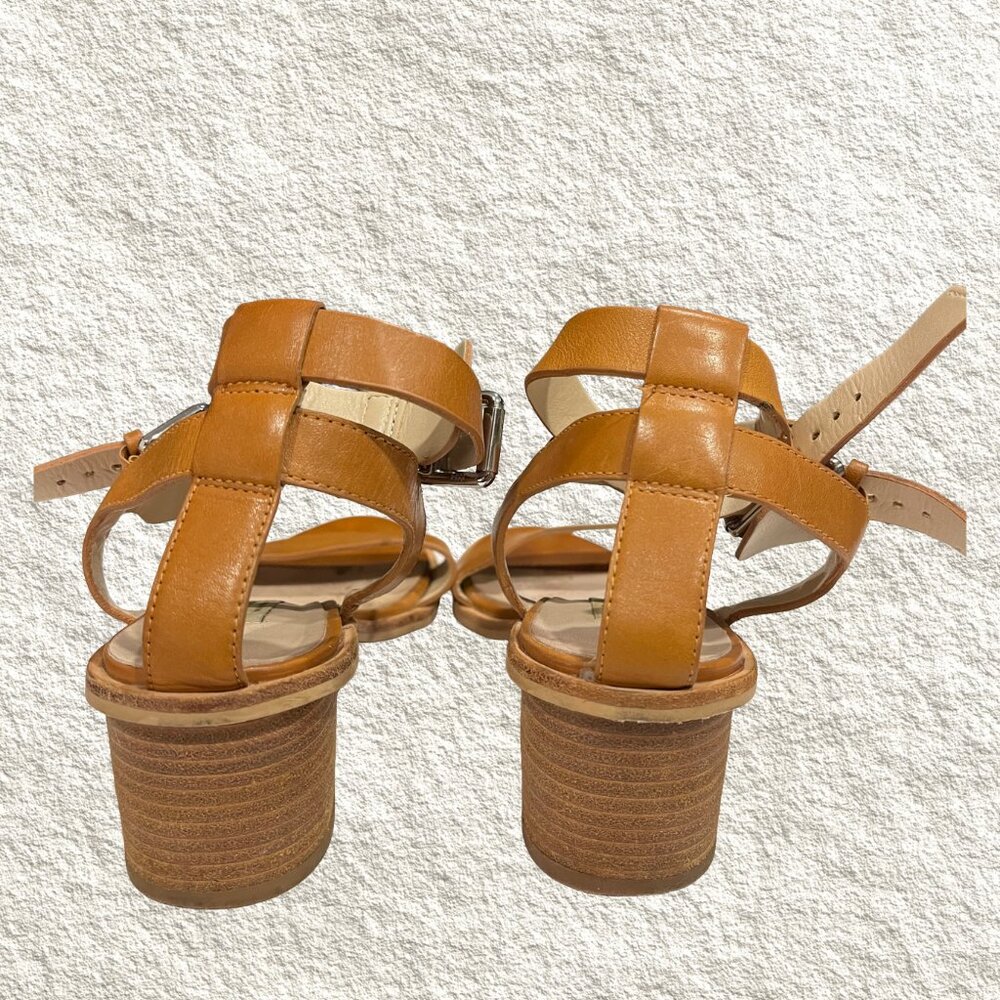 Clarks Women's Narrative Berrick Block Heel Double Strap Buckle Sandals Size 6 - Picture 7 of 8
